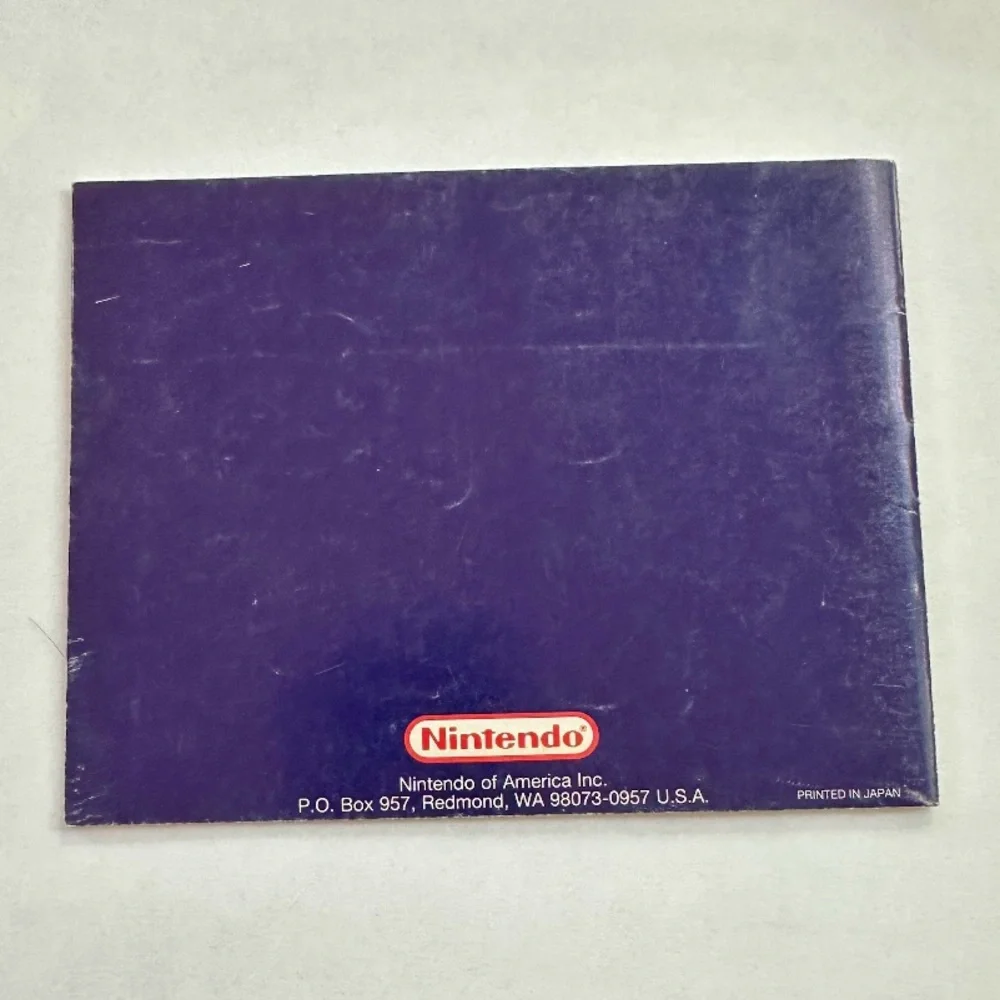 NINTENDO AMERICA NES 1989 DRAGON WARRIOR INSTRUCTION BOOKLET MANUAL no game